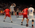 08.06.2013, Handball Herren, MT Melsungen  vs HSV Hamburg
v.l. MT 7 Mattias Flohr, HSV 19  Stefan Terzic, MT 17 Felix Danner, HSV 9 Igor Vori