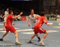 08.06.2013,  MT Melsungen; HSV Hamburg; Handball;
v.l. MT; HSV 18 Hans Lindberg; MT 10 Malte SchrÃ¶der