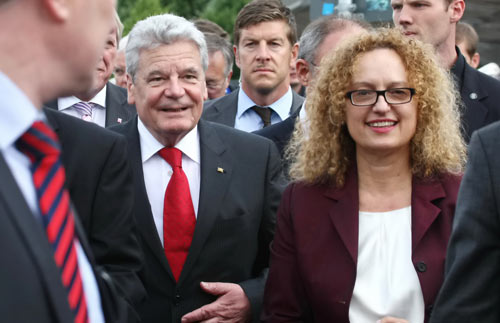 Bundespräsident Joachim Gauck eröffnet in Kassel die documenta 13