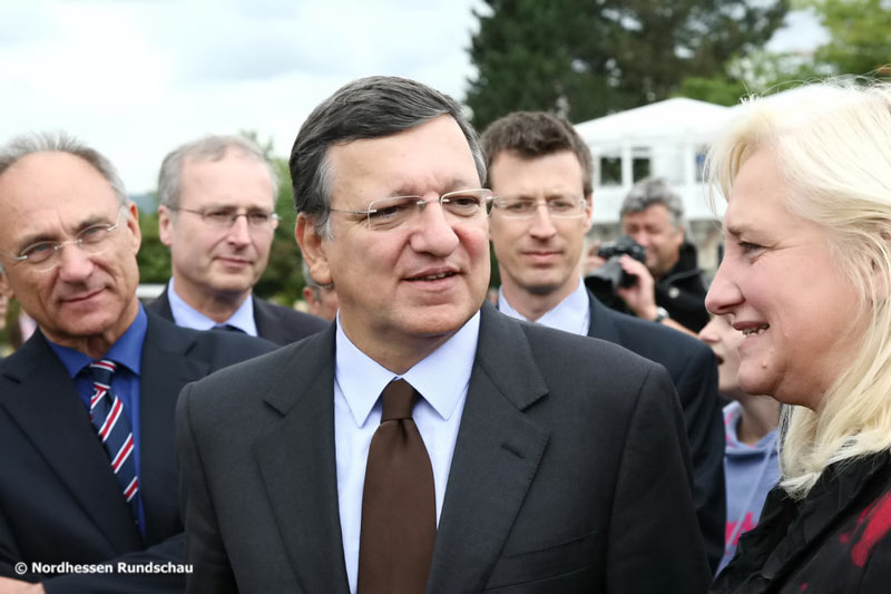 José Manuel Barroso besucht die dOCUMENTA(13) in Kassel