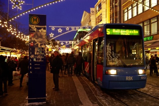 Advent mit der KVG: Samstags mehr Busse und Bahnen in der Innenstadt