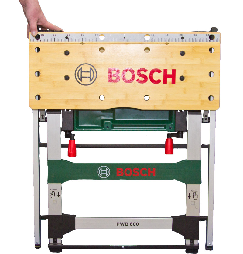 Bosch PWB 600 – Ein platzsparender, mobiler und robuster Arbeitstisch