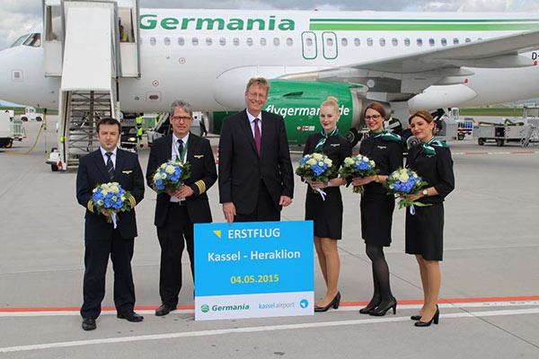 Germania nimmt Flüge nach Heraklion ins Programm:
