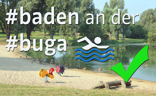 Buga-See: Baden wieder möglich