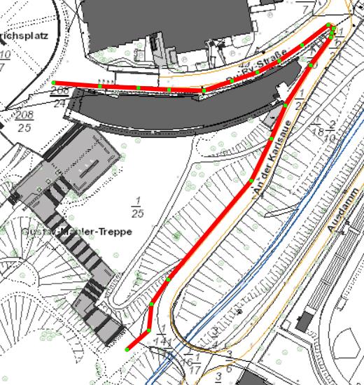 Sperrung der Gustav-Mahler-Treppe