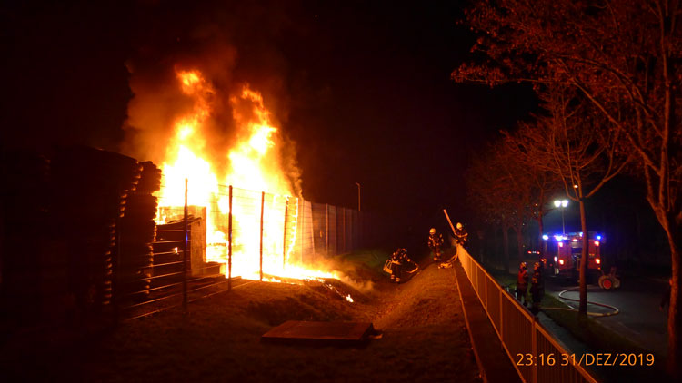 Silvesterbilanz der Feuerwehr Kassel