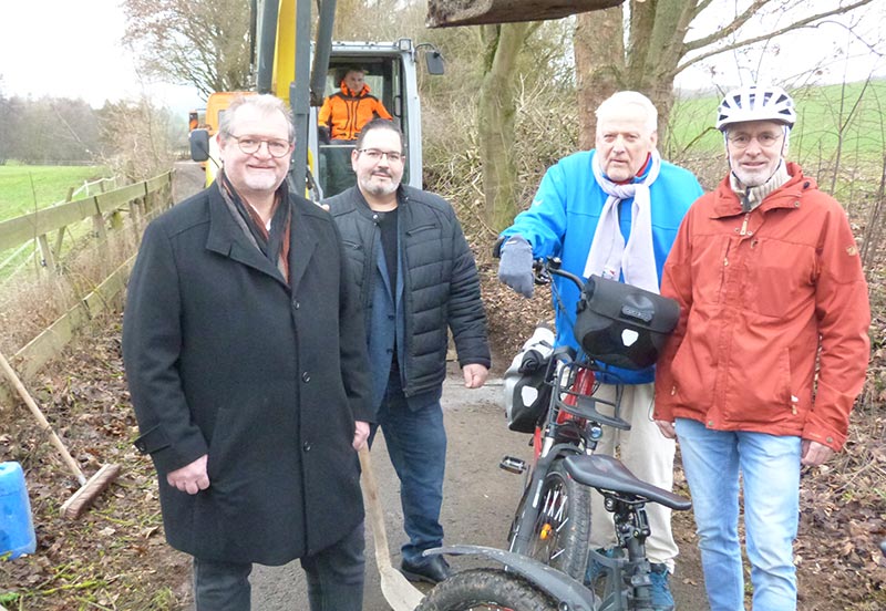 Radweg zwischen Sand und Merxhausen wird saniert