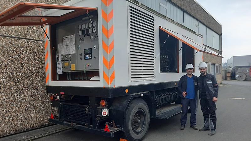 Erdbebenhilfe für die Türkei: NSG GmbH aus Kassel spendet großes Notstromaggregat