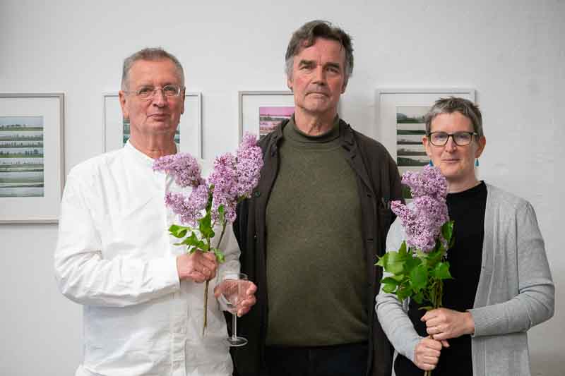 Die Vernissage der Ausstellung „Vom Reisen“ von Christiane Hamacher und Helmut Werres im Kunstbalkon in Kassel war ein großer Erfolg