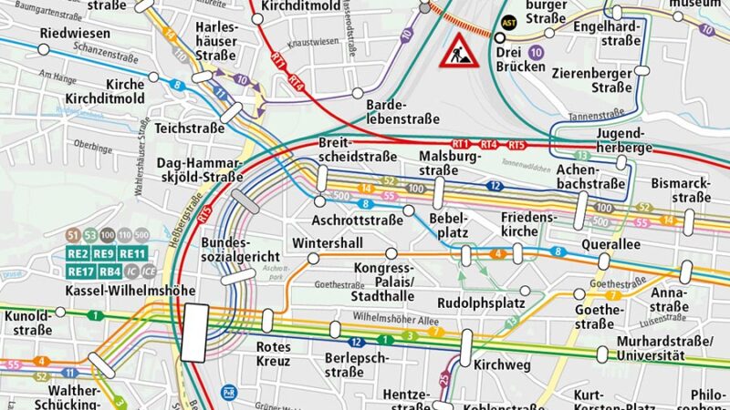 Baustelle Drei Brücken:  Zentgrafen- bis Angersbachstraße ab 28. Juli voll gesperrt
