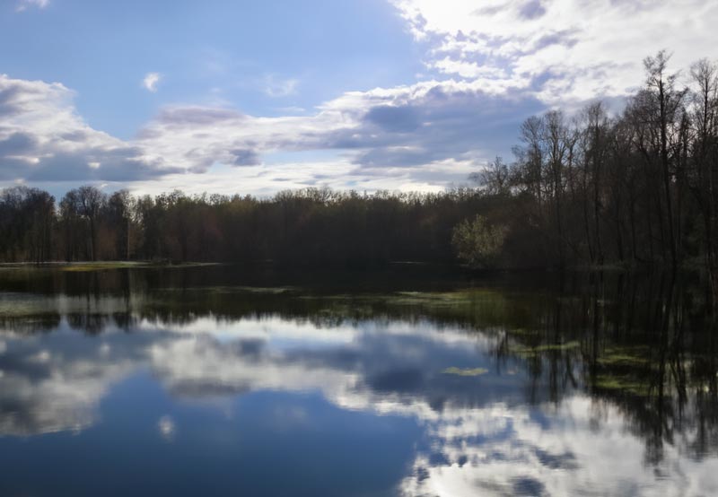 Geringe Sichttiefe – vom Baden im Bugasee wird abgeraten