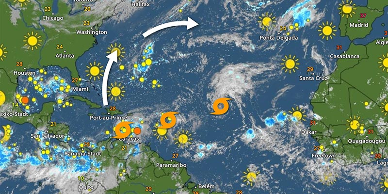 Wirbeln Tropenstürme bald unser Wetter durcheinander?