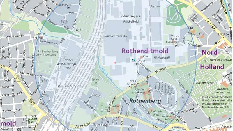 FOLGEMELDUNG: Fund einer 500 kg-Weltkriegsbombe auf Werksgelände am Rothenberg