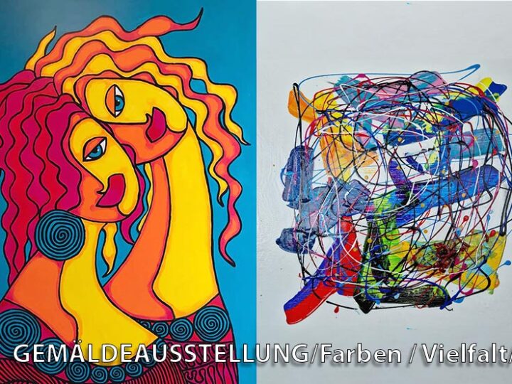 „Kunstausstellung: Farben & Vielfalt – Ljubow Jung und Hans Hebestreit“ am 20. Oktober im Haus Berneburg