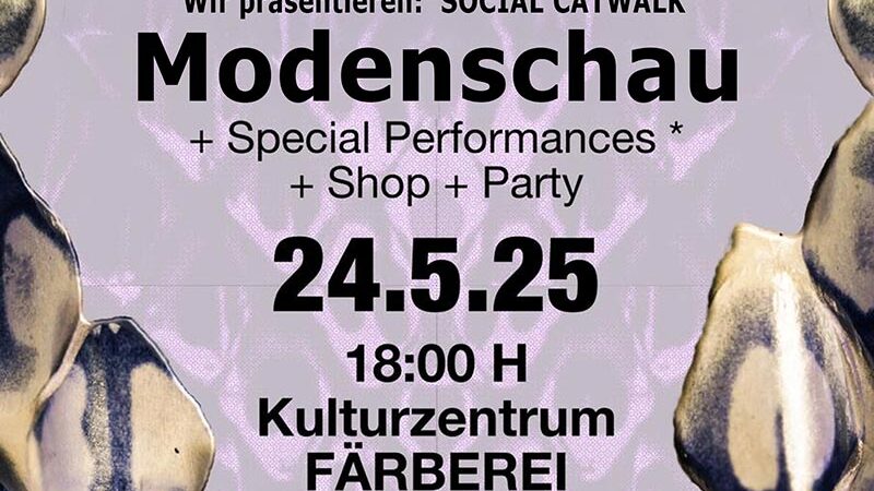 „Social Catwalk“ – Modenschau am 24. Mai feiert Vielfalt und Kreativität