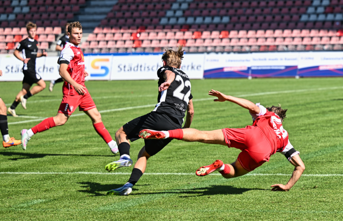 Auch gegen Sonnenhof Großaspach gab es ein 2:2-Unentschieden.