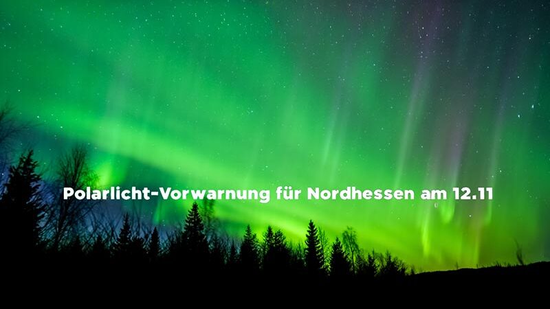 Erhöhte Polarlichtwahrscheinlichkeit für Deutschland am 12.11 erwartet