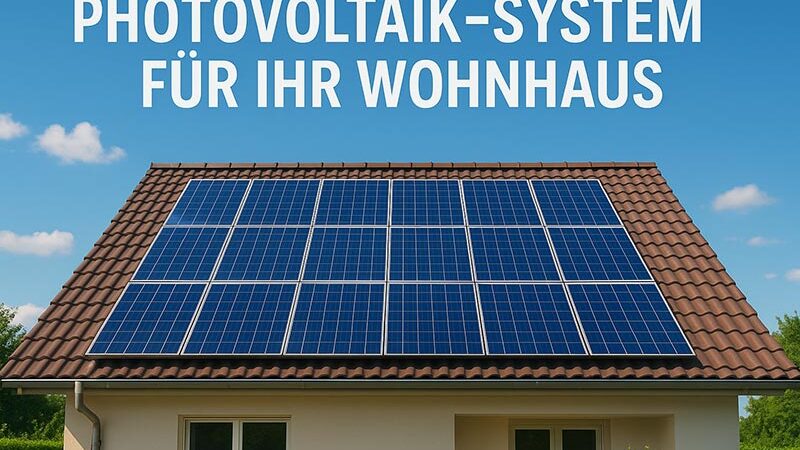 Wie Sie das passende Photovoltaik-System für Ihr Wohnhaus auswählen – Komponenten, Kosten, Förderun