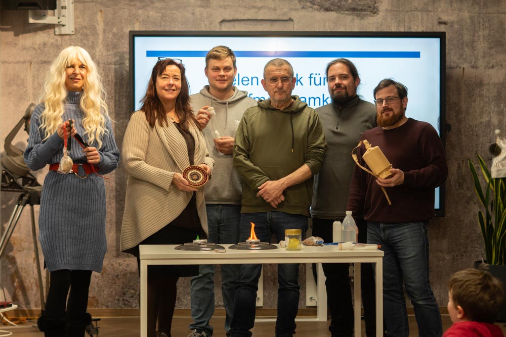 Faszinierende Pyrotechnik: Feuerwerk-Vortrag im weihnachtlichen Future Space