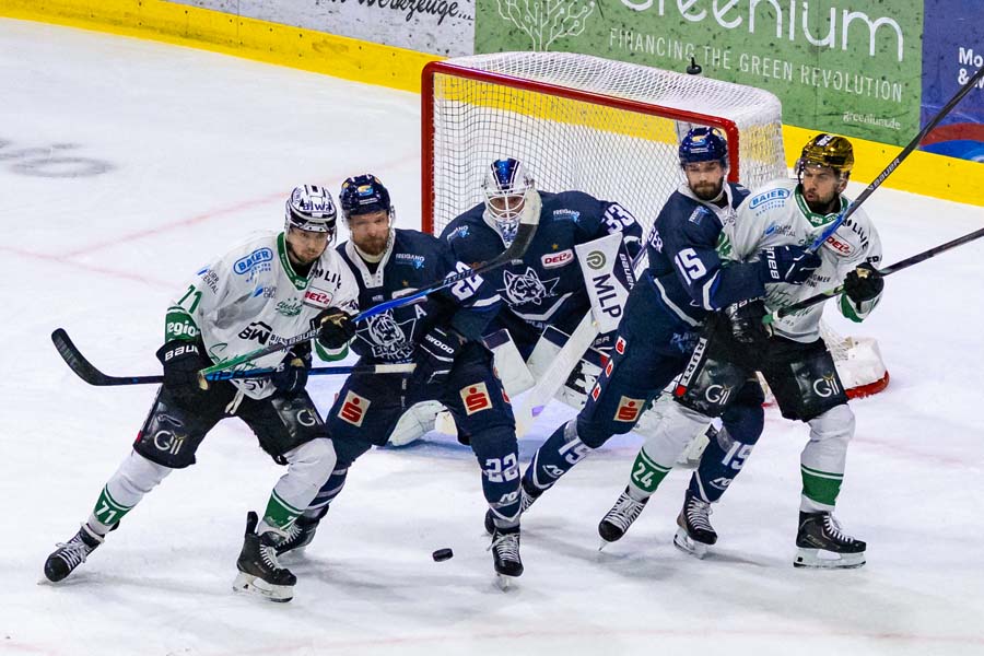 Missglückter Halbfinal-Auftakt: Huskies verlieren Spiel 1 gegen Bietigheim