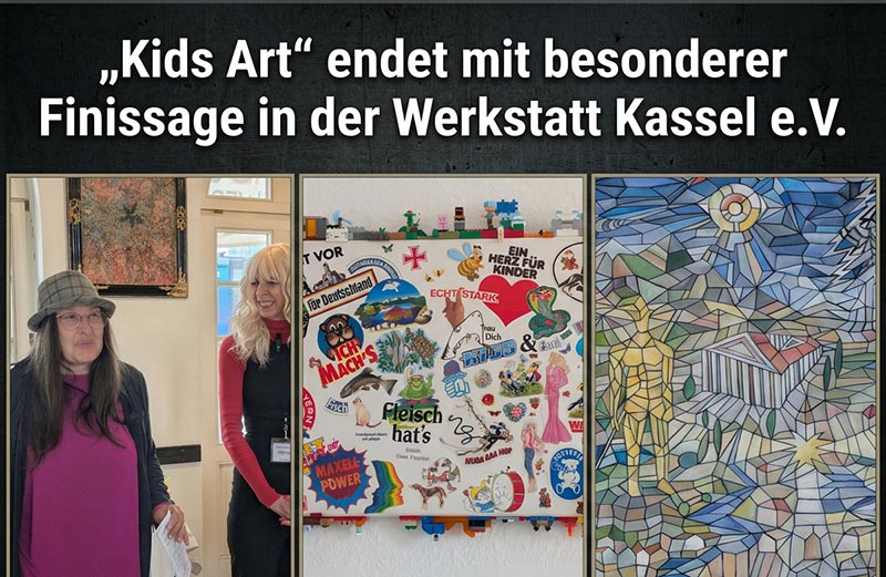 Kids Art“ endet mit besonderer Finissage in der Werkstatt Kassel e.V.