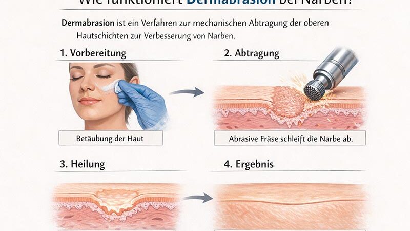 Wie funktioniert Dermabrasion bei Narben?