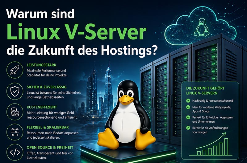 Warum sind Linux V-Server die Zukunft des Hostings?