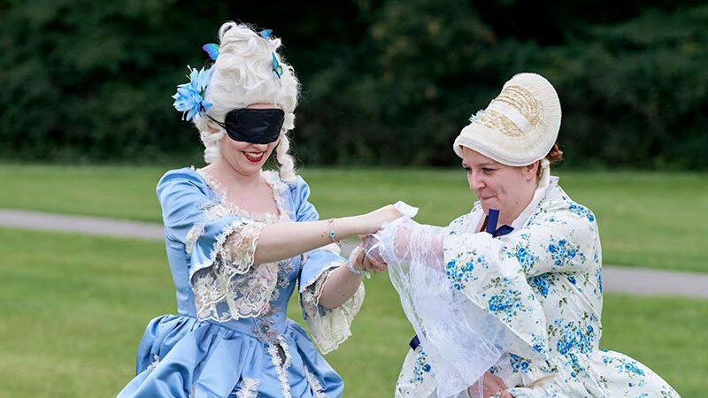 Landpartie in Schloss und Park Wilhelmsthal