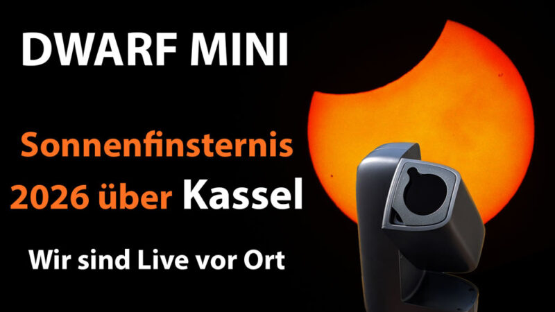 Partielle Sonnenfinsternis über Kassel: Ein Himmelsschauspiel mit dem DWARF Mini festhalten