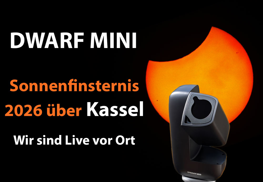 Partielle Sonnenfinsternis über Kassel: Ein Himmelsschauspiel mit dem DWARF Mini festhalten
