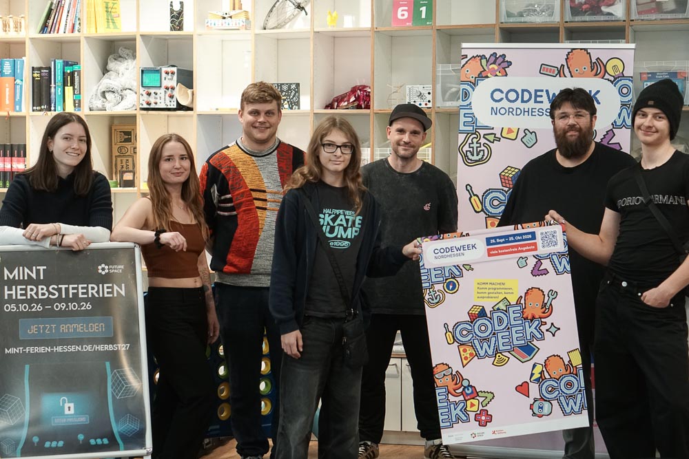 Code Week in Kassel: Tüfteln, Programmieren und Forschen im Future Space