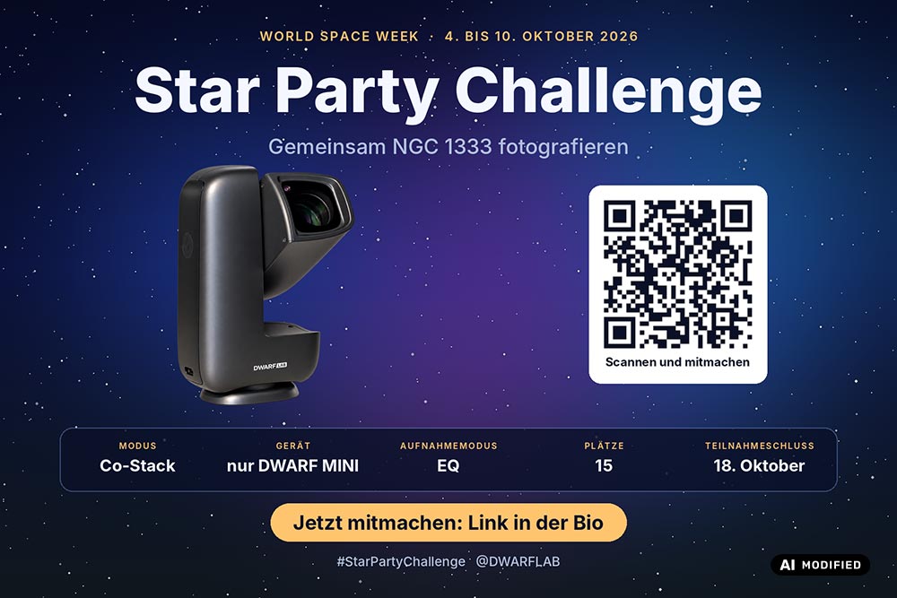 Star Party Challenge: Nordhessen fotografiert gemeinsam den Nebel NGC 1333